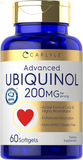 Ubiquinol 200Mg | 60 Softgels | Coq10 Supplement | Highly Bioavailable | Non-Gmo, Gluten Free