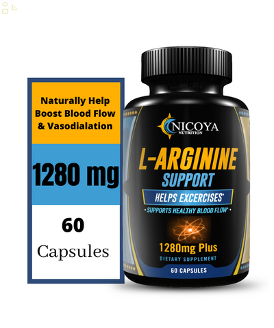 L-Arginine, Nitric Oxide Pre Workout Booster Muscle Building & Energy Supplement