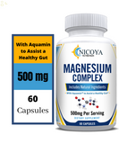 Magnesium Complex Supplement- Glycinate, Citrate, Malate, Oxide, Aquamin 2PK