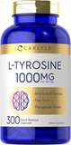 L Tyrosine Capsules | 1000Mg | 300 Count | Non-Gmo & Gluten Free Supplement