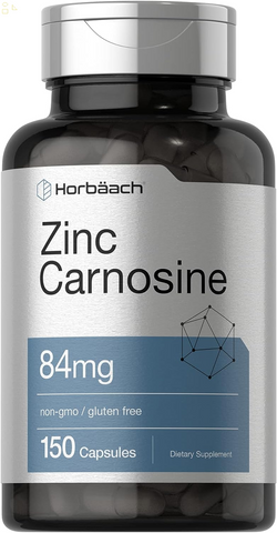 Zinc Carnosine Supplement | 84Mg per Capsule | 150 Count | Non-Gmo & Gluten Free | by