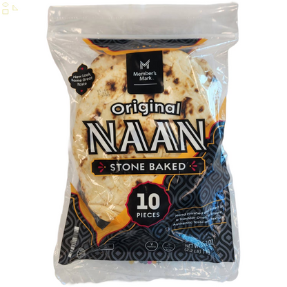 Member'S Mark Original Stone Baked Naan 352 Oz.