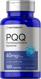 PQQ | 40Mg | 120 Capsules | Maximum Strength | Non-Gmo and Gluten Free Supplement | Pyrroloquinoline Quinone Disodium Salt | by