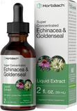 Echinacea Goldenseal Liquid Extract | 2 Fl Oz | Alcohol Free Tincture Drops | Vegetarian, Non-Gmo, Gluten Free | by