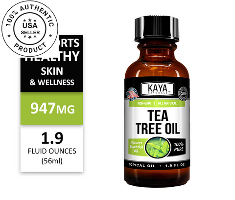 100% Pure Tea Tree Melaleuca Oil 2Oz Therapeutic Grade All Natural Essential Oil