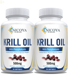 (2Pk) Antarctic Krill Oil 1000Mg with Omega-3S EPA, DHA and Astaxanthin