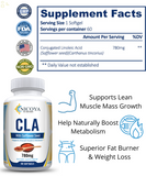 CLA - Conjugated Linoleic Acid Pure Weight Loss & Fat Burner, Lean Muscle & Tone