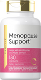 Menopause Supplement for Women | 180 Capsules | Helps with Hot Flashes and Night Sweats | Non-Gmo, Gluten Free Menopause Support | by