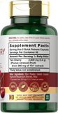 Tart Cherry Extract Capsules | 200 Count | Non-Gmo and Gluten Free Formula | Traditional Herb Supplement, Tart Cherry, Rice Powder, Gelatin Capsule, Vegetable Magnesium Stearate, Silica