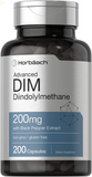 DIM Supplement 200Mg | Advanced Diindolylmethane | with Black Pepper Extract | 200 Capsules | Non-Gmo, Gluten Free | by