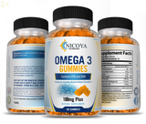 Omega-3 Fish Oil Gummy Supplement - for Healthy Joint, Brain & Heart Function