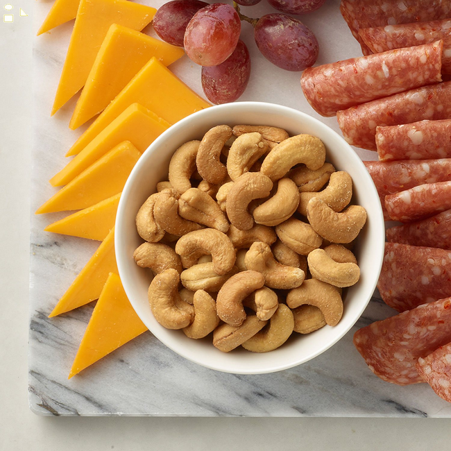 Roasted & Salted Cashew, Delicious – Crunchy Whole Cashews with Sea Salt