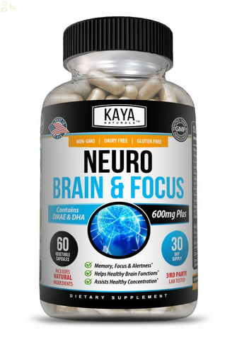 Neuro Brain & Focus 60Ct, Healthy Memory Function, Clarity Nootropic Supplement