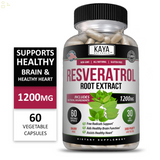 (2 Pack) Resveratrol Capsules, Anti-Aging Antioxidants, Radiant Skin