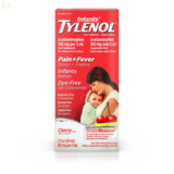 Infants' Tylenol Pain & Fever Dye-Free Cherry Flavor Oral Suspension, 2 Fl. Oz.