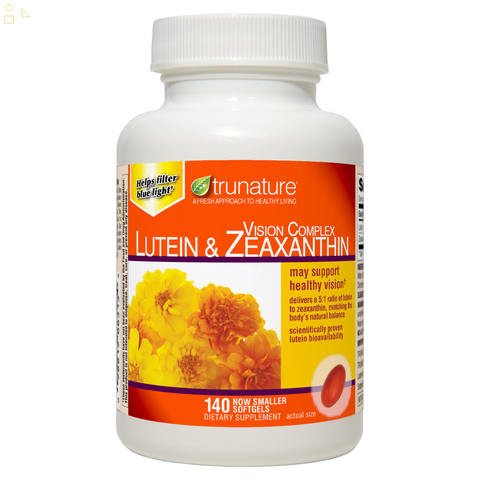 Trunature Vision Complex Lutein & Zeaxanthin, 140 Softgels Eyes Supplements