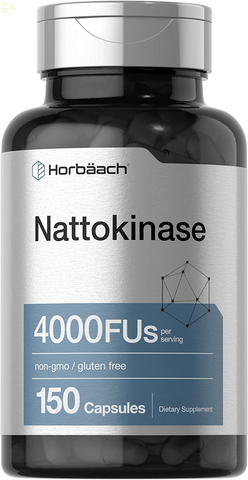 Nattokinase Supplement 4000 FU | 150 Capsules | Non-Gmo, Gluten Free