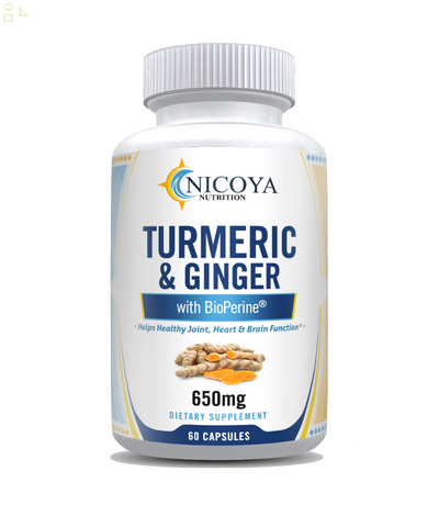 Turmeric Curcumin with Ginger & Bioperine Joint Pain Relief, & Heart Health