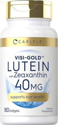 Lutein and Zeaxanthin 40 Mg | 180 Softgels | Eye Health Vitamins | Non-Gmo & Gluten Free Supplement