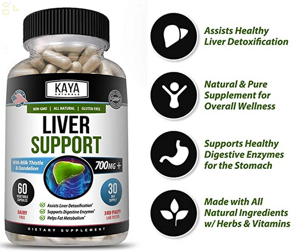 Liver Support, Cleanse, Detox & Repair Formula Including NAC N Acetyl Cysteine