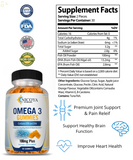 Omega 3 Fish Oil Gummies Joint Support & Joint Pain Relief Gummy - 2 Pack