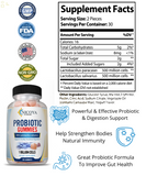 Probiotic Gummies Extra Strength Gummy 1 Billion CFU, Gas & Bloating Relief