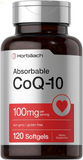 Coq10 100Mg Softgels | 120 Count | Non-Gmo and Gluten Free | by