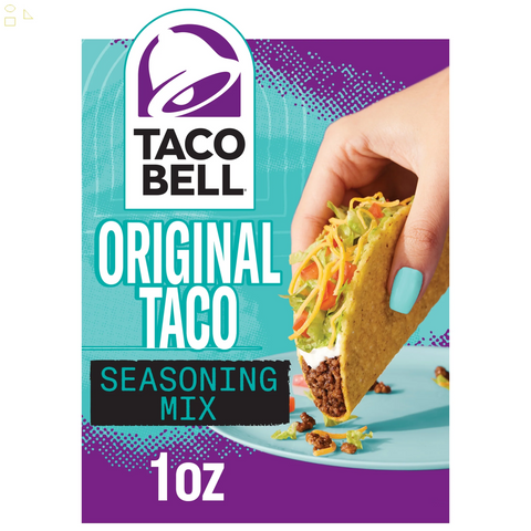 Taco Bell Original Taco Seasoning Mix, 1 Oz Packet