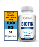 Biotin 10000 Mcg Hair Gain Vitamin Supplement for Natural Hair Growth