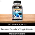 Naturals - Neuro Brain for Memory & Focus - Nootropic Energy Capsule - Nootropic Brain Support Supplement - Focus & Concentration & Learning Accuracy - Cognitive Function - 60 Count