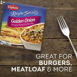  Pack of 2 Lipton Golden Onion Recipe Secrets Soup and Dip Mix for a Delicious Meal Great with Your Favorite Recipes, Dip or Soup Mix 2.6 Oz