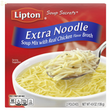 Lipton Real Chicken Broth Flavor Soup Secrets Instant Soup Mix, 4.9 Oz