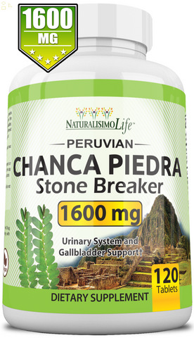 Chanca Piedra 1600 Mg 120 Tablets Peruvian Material Stone Breaker