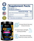 BCAA Powder - Post Workout Recovery Drink, Nitric Oxide Booster - Cotton Candy