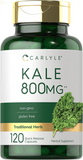 Kale Extract 800Mg | 120 Capsules | Non-Gmo and Gluten Free