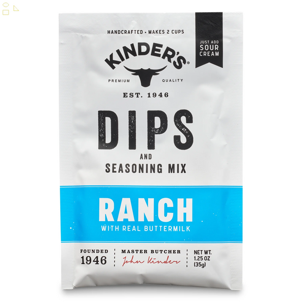 Kinder'S Ranch Dip and Seasoning Mix, 1.25 Oz Package