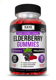 Elderberry Immune Support Gummies, Zinc, Vitamin C, Great Flavored Gummy