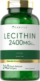 Lecithin 2400Mg | 240 Softgel Capsules | Phospholipid Supplement | Non-Gmo, Gluten Free