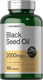 Black Seed Oil 2000Mg | 120 Softgel Capsules | Cold Pressed Nigella Sativa Pills | Non-Gmo, Gluten Free Supplement | by Horbaach