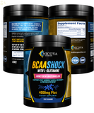 BCAA Powder - 4000Mg Essential Branch Chain Amino Acid 2:1:1, Glutamine, B6