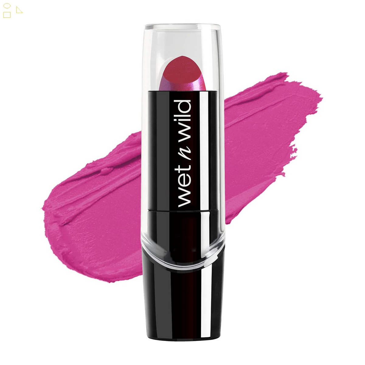 Wet N Wild Silk Finish Lipstick, Hydrating Rich Buildable Lip Color, Formulated with Vitamins AE, & Macadamia for Ultimate Hydration, Cruelty-Free & Vegan - Dark Pink Frost