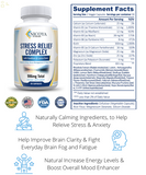 Natural Stress Relief, Calming & Anti-Anxiety Vitamin Supplement Capsules