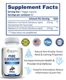 Elderberry Immune Support- Daily Immune, Viral Defense, Joint Support 2 PK