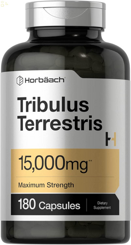 Tribulus Terrestris for Men 15000Mg | 180 Capsules | Non-Gmo, Gluten Free Extract Supplement | by