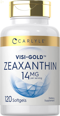 Zeaxanthin 14 Mg | 120 Softgels | Supports Eye Health | Non-Gmo, Gluten Free Supplement