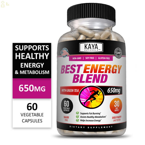 Best Energy Blend 60Ct -Energy Support, Boost Metabolism, Weight Management