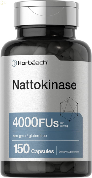 Nattokinase Supplement 4000 FU | 150 Capsules | Non-Gmo, Gluten Free