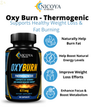 OXY BURN Weight Loss & Fat Burner, Natural Appetite Suppressant & Energy Boost