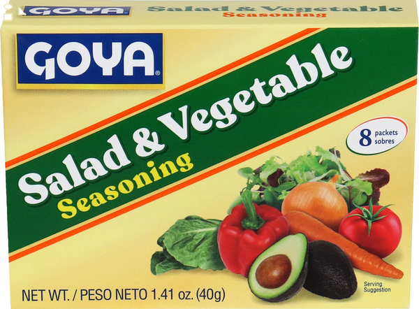 Goya Salad & Vegetable Seasoning, 40g Packaging May Vary