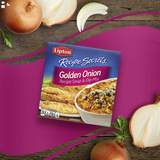  Pack of 2 Lipton Golden Onion Recipe Secrets Soup and Dip Mix for a Delicious Meal Great with Your Favorite Recipes, Dip or Soup Mix 2.6 Oz